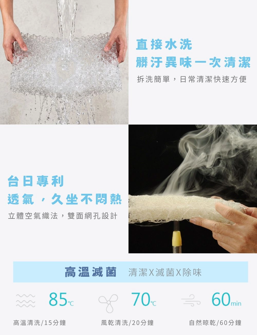 輪椅族坐墊推薦3D透氣減壓樂活坐墊
