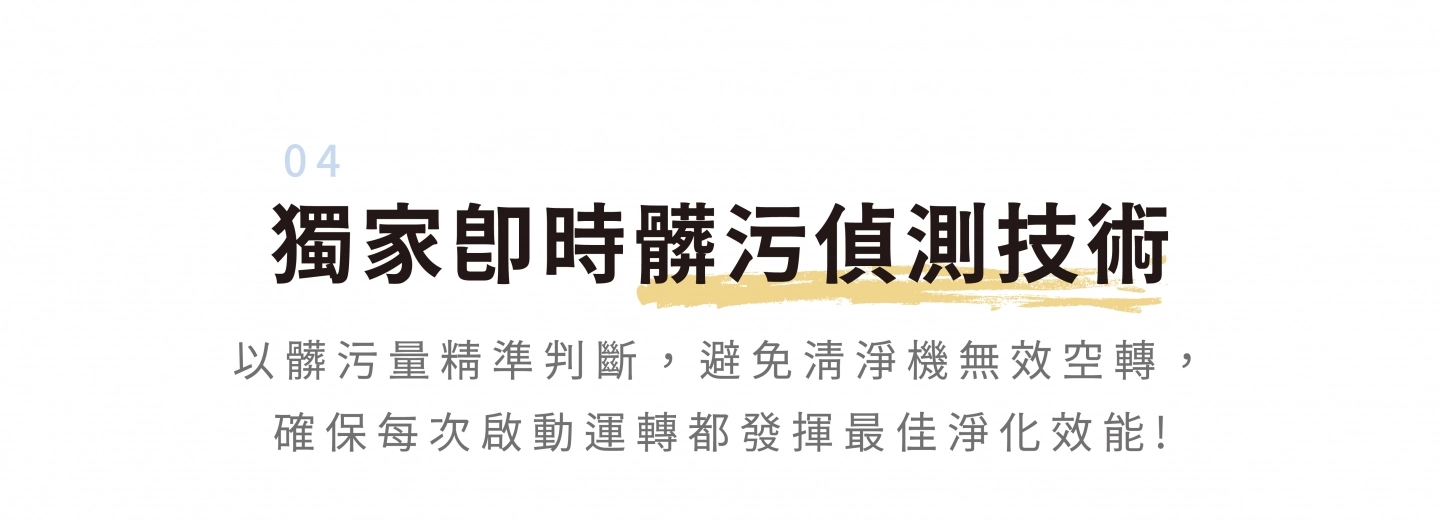 獨家集塵量偵測